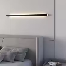 Minimalistisches Wohnzimmer Hauptlicht Minimalistisches modernes Schlafzimmer Streifenlicht PureRest